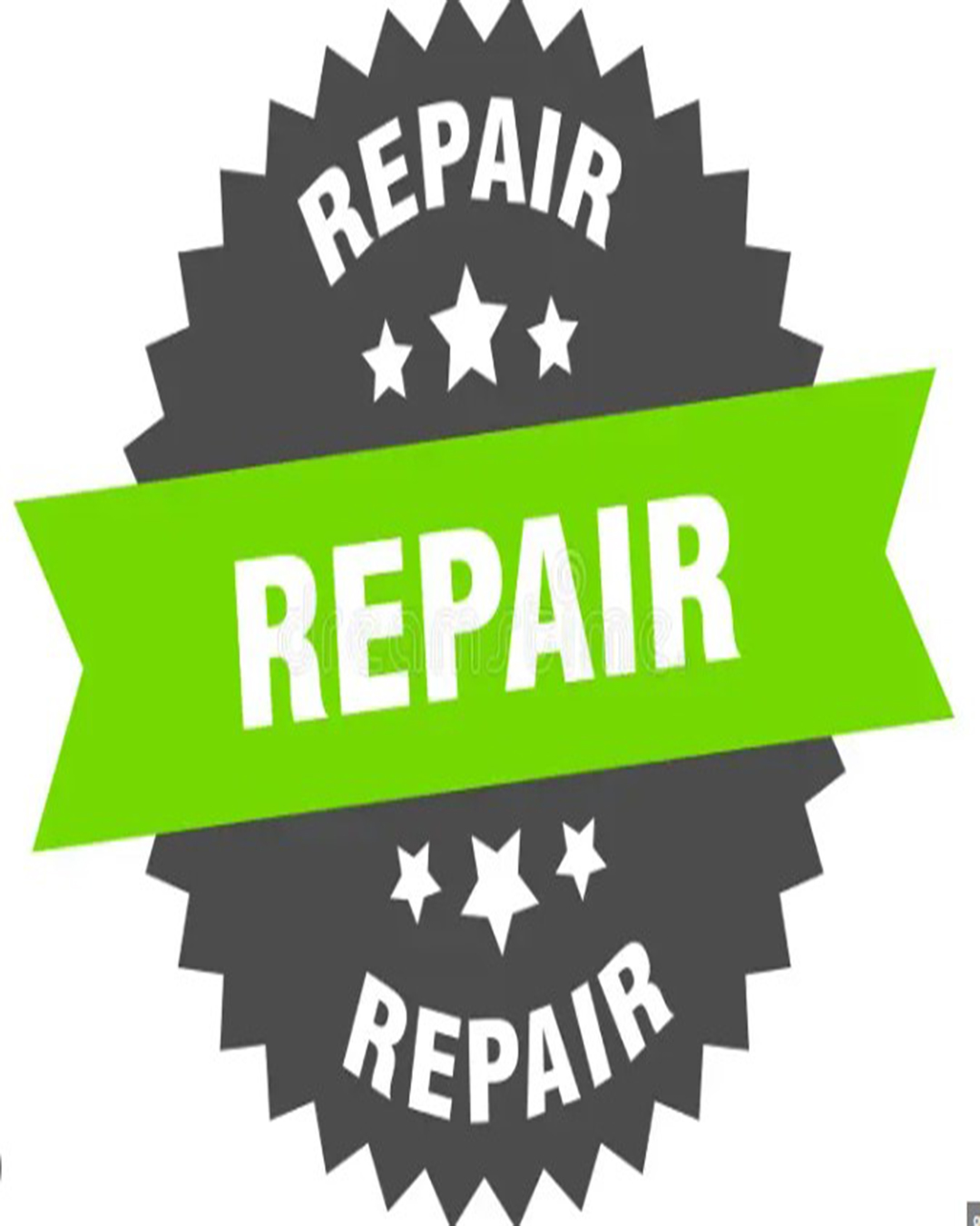 picture of the sign for repair